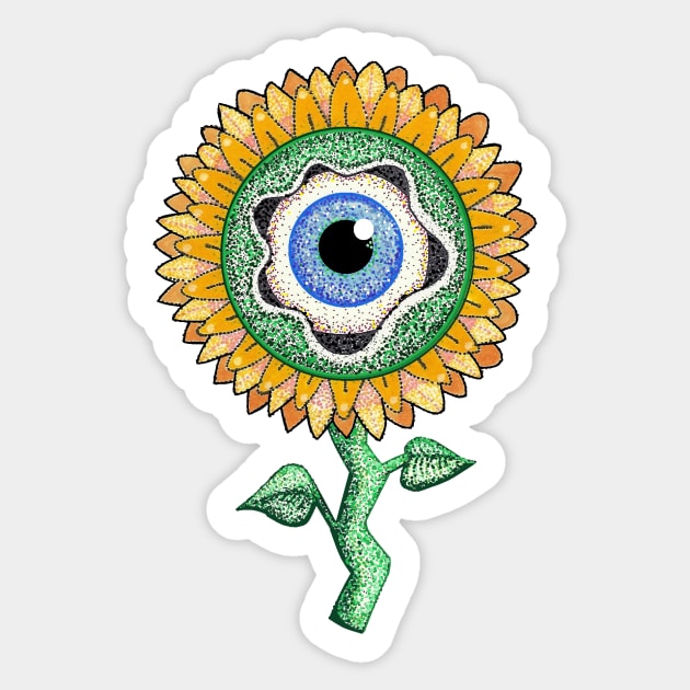 Sunflower Sticker by Zenferren